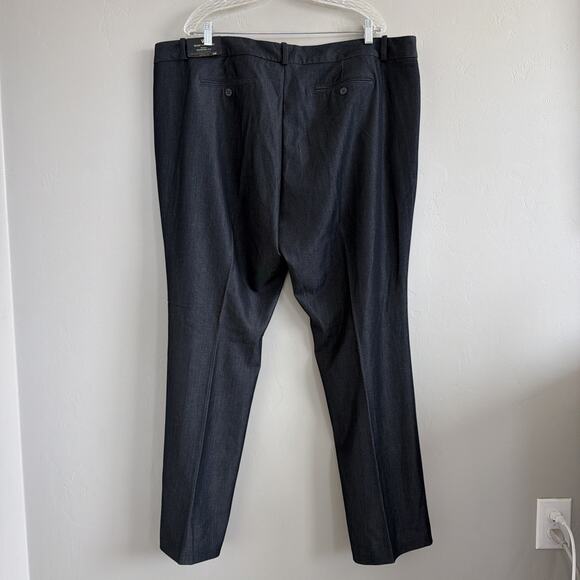 NWT Worthington Women’s Modern Fit Trouser Leg Pants 22W Plus Size Dark Denim - Picture 3 of 6